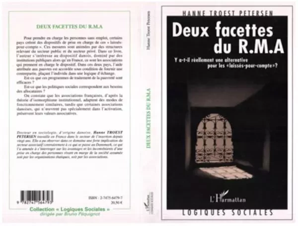 Deux facettes du R.M.A (Revenu Minimum d'Activité) - Hanne Troest Peterson - Editions L'Harmattan