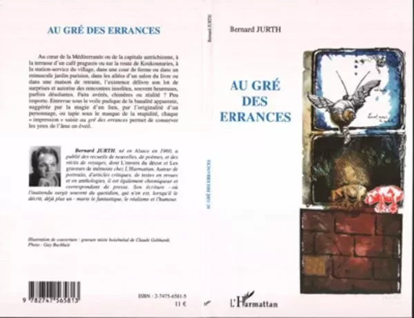 Au gré des errances - Bernard Jurth - Editions L'Harmattan