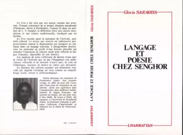 Langage et poésie chez Senghor - Gloria Saravaya - Editions L'Harmattan