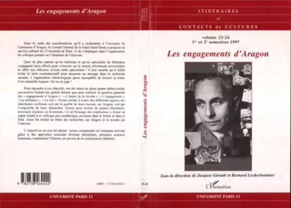 Les Engagements d'aragon (n°23-24) - Bernard Lecherbonnier, Jacques Girault - Editions L'Harmattan