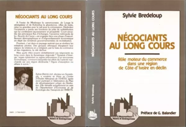 Négociants au long cours - Sylvie Bredeloup - Editions L'Harmattan