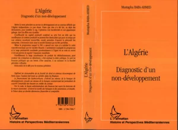 L'Algérie : diagnostic d'un non-développement - Mustapha Baba-Ahmed - Editions L'Harmattan