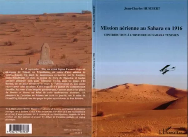 Mission aérienne au Sahara en 1916 - Jean-Charles Humbert - Editions L'Harmattan