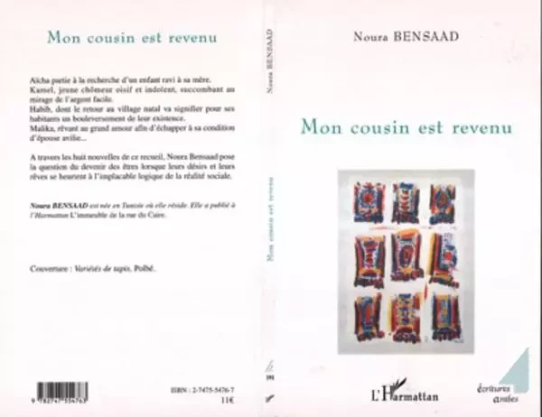 Mon cousin est revenu - Noura Bensaad - Editions L'Harmattan