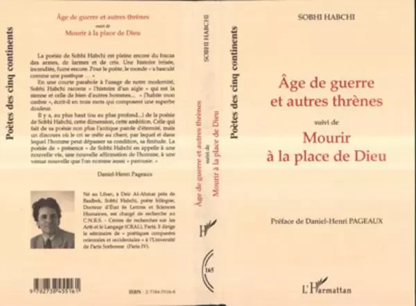 Âge de guerre et autres Thrèmes - Sobhi Habchi - Editions L'Harmattan