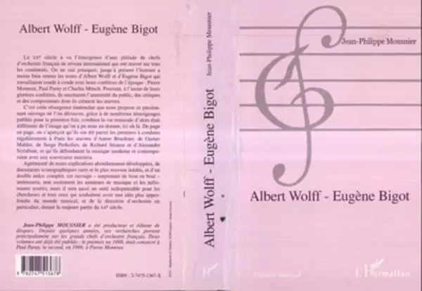 Albert Wolff - Eugène Bigot - Jean-Philippe Mousnier - Editions L'Harmattan