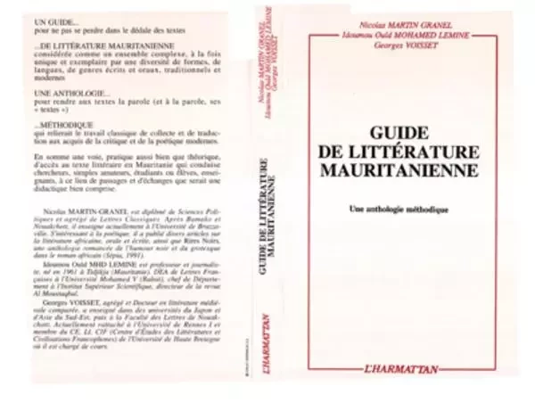 Guide de la littérature mauritanienne - Georges Voisset - Editions L'Harmattan