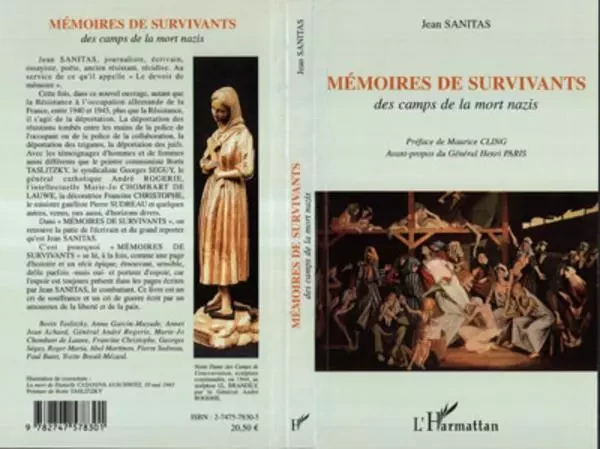 Mémoires de survivants - Jean Sanitas - Editions L'Harmattan