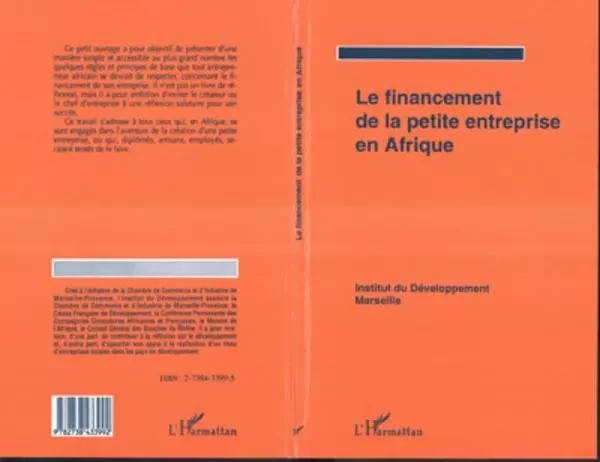 Le financement de la petite entreprise en Afrique -  - Editions L'Harmattan