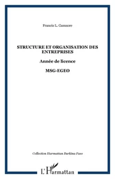 Structure et organisation des entreprises