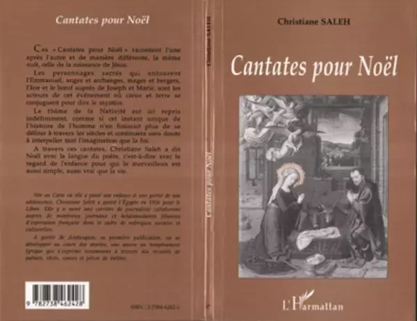 Cantates pour Noël - Christiane Saleh - Editions L'Harmattan