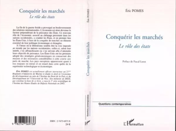 Conquérir les marchés - Éric Pomès - Editions L'Harmattan