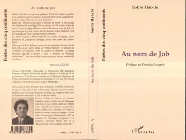 AU NOM DE JOB - Sobhi Habchi - Editions L'Harmattan