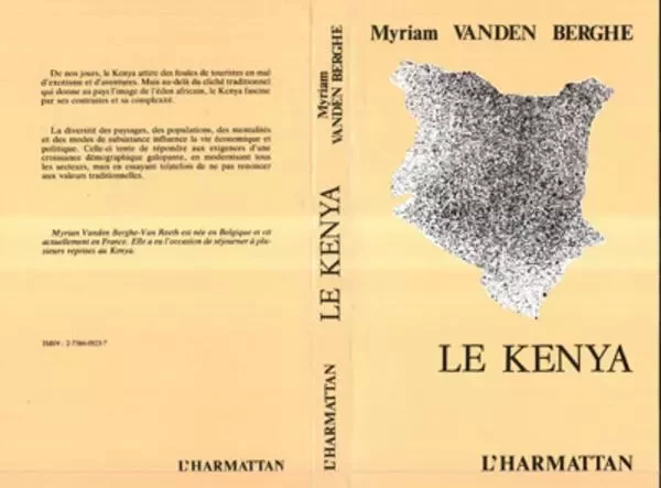 Le Kenya - Myriarn Vanden Berghe - Editions L'Harmattan