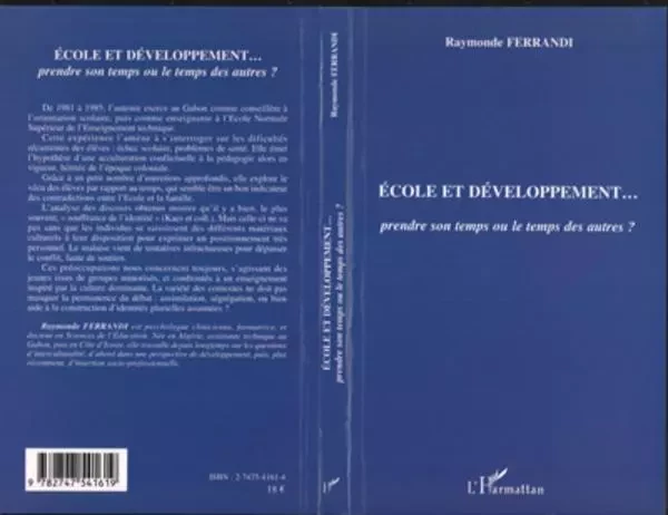 Ecole et développement - Raymonde Ferrandi - Editions L'Harmattan