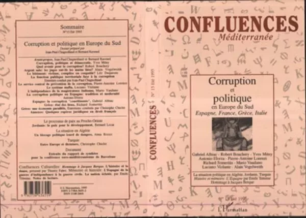 Corruption et politique en Europe du Sud - Jean-Paul Chagnollaud, Bernard Ravenel - Editions L'Harmattan