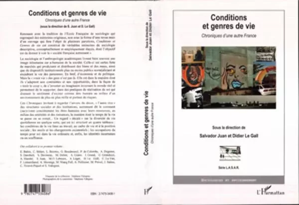 CONDITIONS ET GENRES DE VIE - Salvador Juan - Editions L'Harmattan