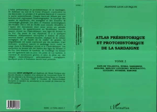 Atlas préhistorique et protohistorique de la Sardaigne - Jeannine Leon Leurquin - Editions L'Harmattan