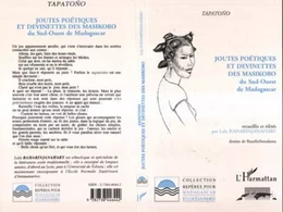 Joutes poétiques et devinettes des Maikoro du sud-ouest de Madagascar