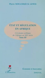 ÉTAT ET RÉGULAITON EN AFRIQUE