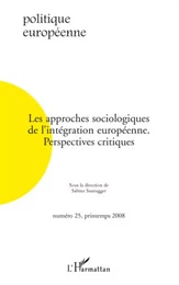 Les approches sociologiques de l'intégration européenne