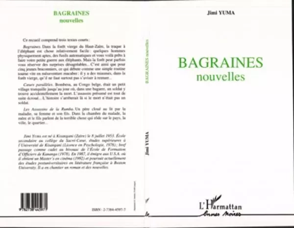 Bagraines (Nouvelles) - Jimi Yuma - Editions L'Harmattan