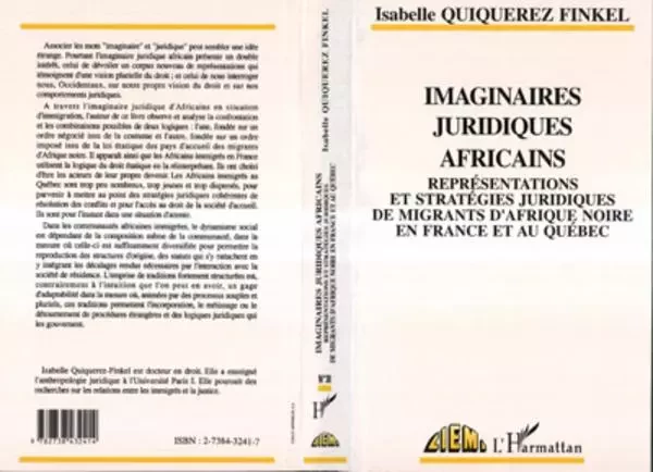 Imaginaires juridiques africains - Isabelle Quiquerez-Finkel - Editions L'Harmattan