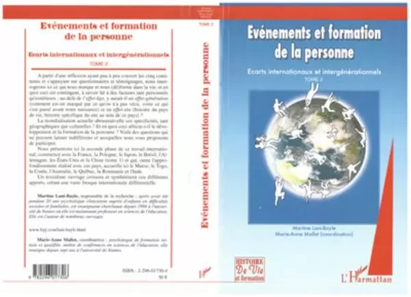 Evénements et formation de la personne - Martine Lani-Bayle, Marie-Anne Mallet - Editions L'Harmattan