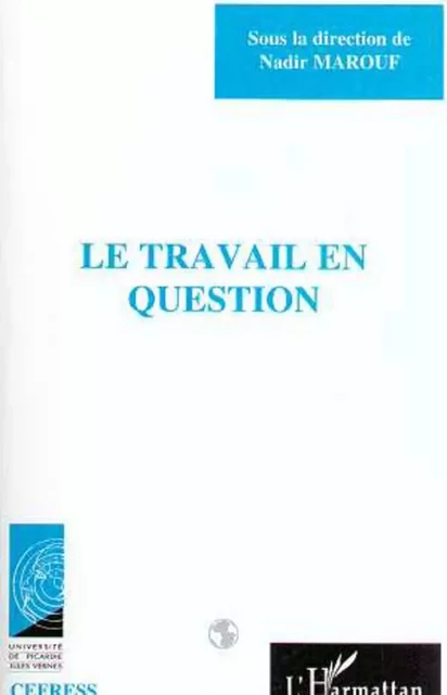 Le travail en question - Nadir Marouf - Editions L'Harmattan