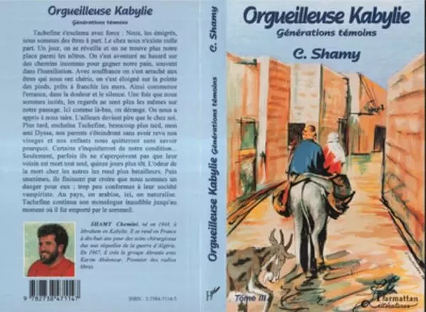 L'ORGUEILLEUSE KABYLIE - Shamy Chemini - Editions L'Harmattan