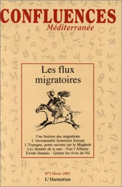 Les flux migratoires - Bernard Ravenel - Editions L'Harmattan