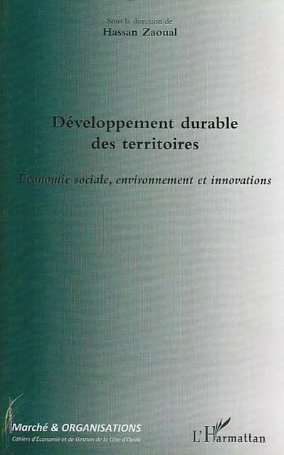 Développement durable des territoires - Hassan Zaoual - Editions L'Harmattan