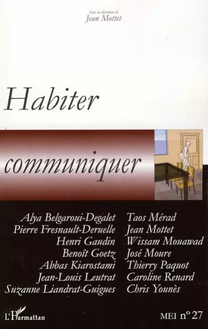 Habiter, communiquer -  - Editions L'Harmattan