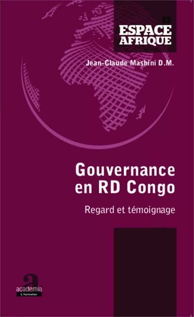 Gouvernance en RD Congo - Jean-Claude Mashini D.M. - Academia