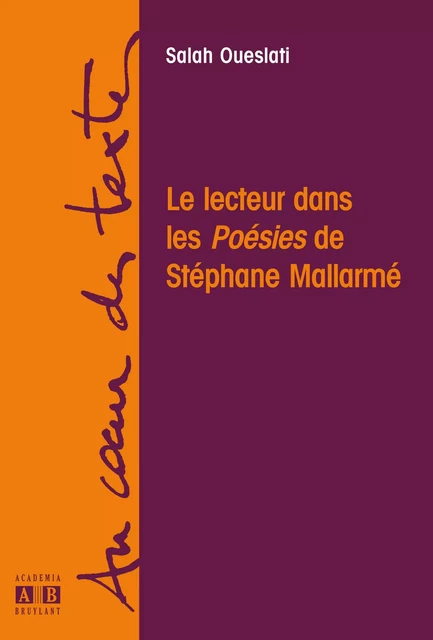 LE LECTEUR DANS LES POESIES DE STEPHANE MALLARME - Salah Oueslati - Academia