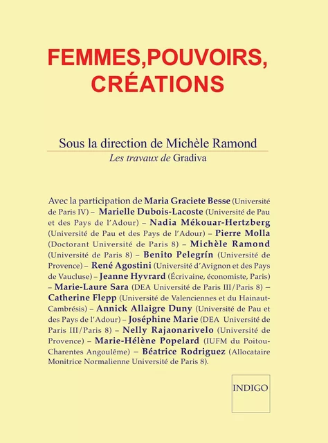 Femmes, Pouvoirs, Créations -  - Indigo - Côté femmes