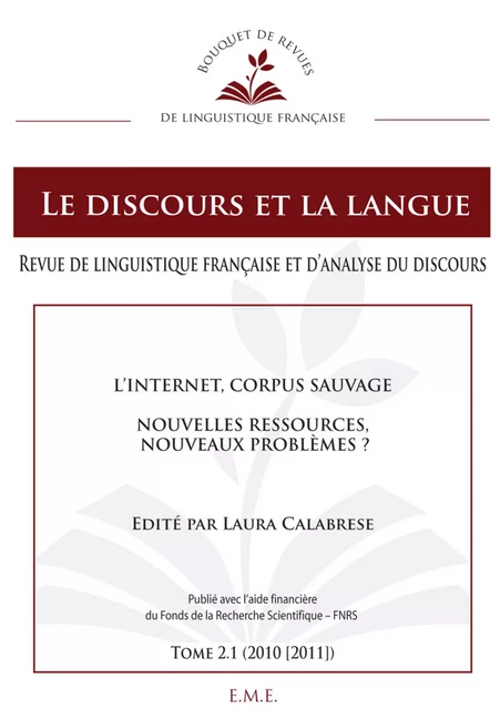 L'Internet, corpus sauvage - Laura Calabrese - EME Editions