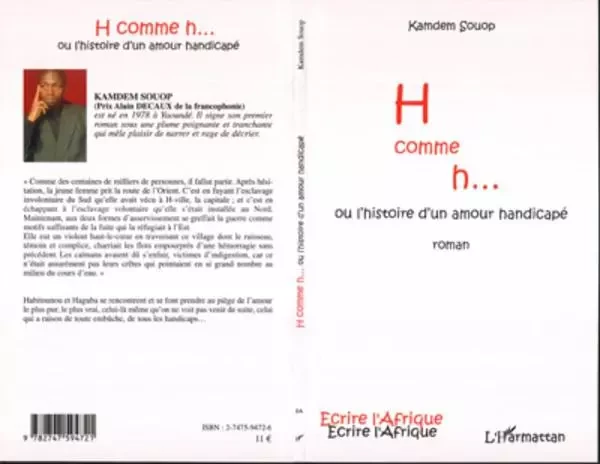 H comme h...ou l'histoire d'un amour handicapé - Kamdem Souop - Editions L'Harmattan