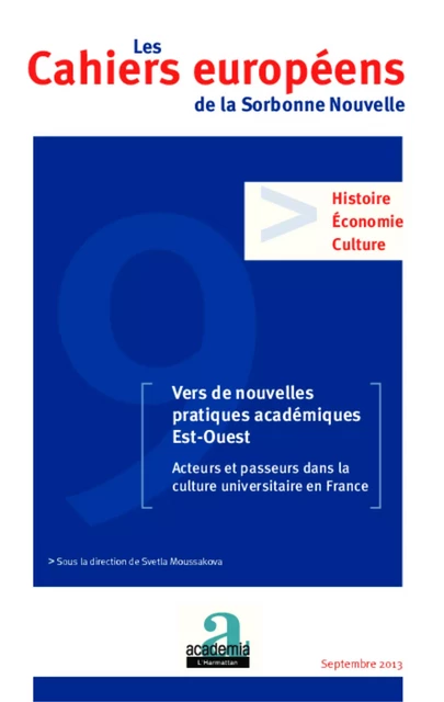 Vers de nouvelles pratiques académiques Est-Ouest -  - Academia