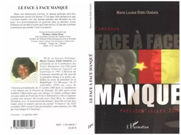 Face-à-face manqué - Marie-Louise Eteki-Otabela - Editions L'Harmattan