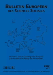 Bulletin européen des sciences sociales N° 9