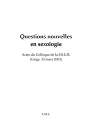 Questions nouvelles en sexologie