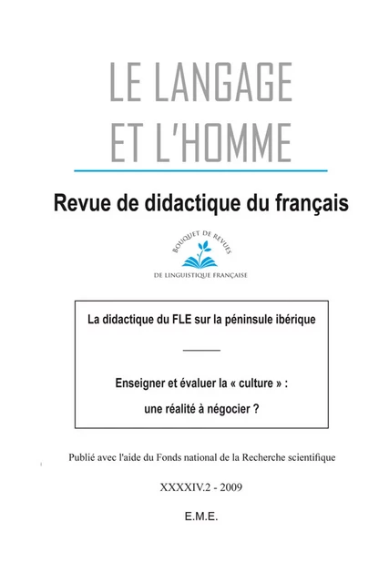 La Didactique du FLE sur la péninsule Ibérique -  - EME Editions