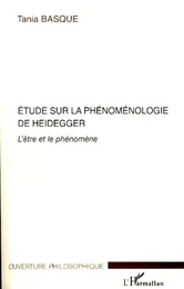 Etude sur la phénoménologie de Heidegger