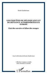 Les enquêtes de délinquance et de déviance autoreportées en Europe