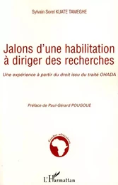 Jalons d'une habilitation à diriger des recherches