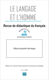 Affects et acquisition des langues