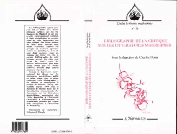 Bibliographie de la critique sur les littératures maghrébines - Charles Bonn - Editions L'Harmattan