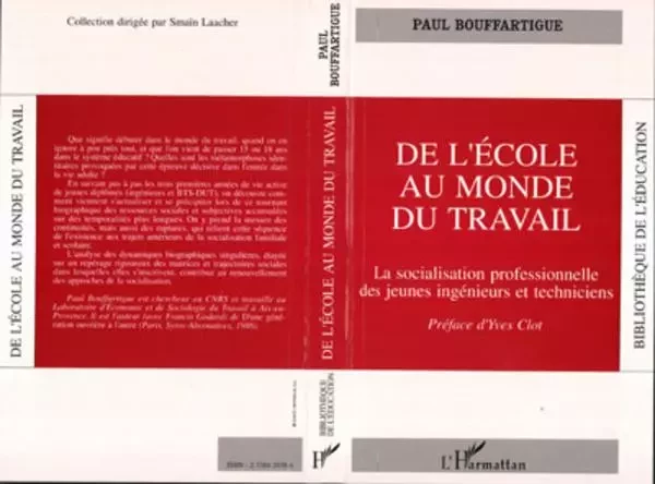 De l'école au monde du travail - Paul Bouffartigue - Editions L'Harmattan