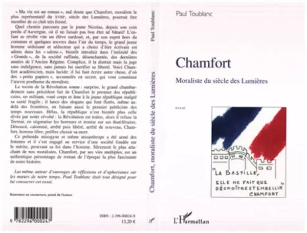 Chamfort - Paul Toublanc - Editions L'Harmattan